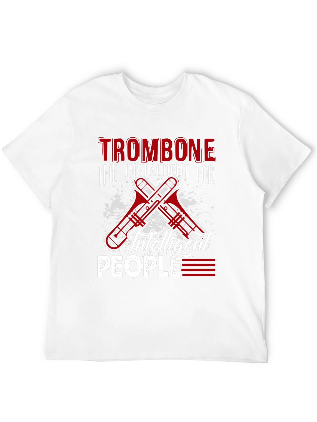 Trombone Instrument T-Shirt for Musicians