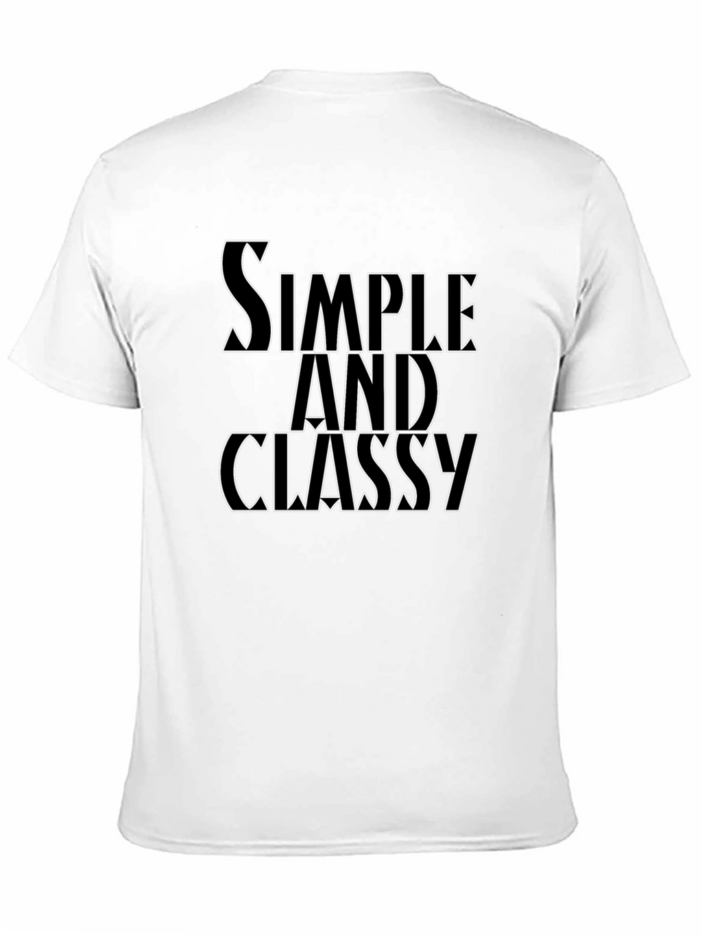 Simple and Classy Black Graphic Tee