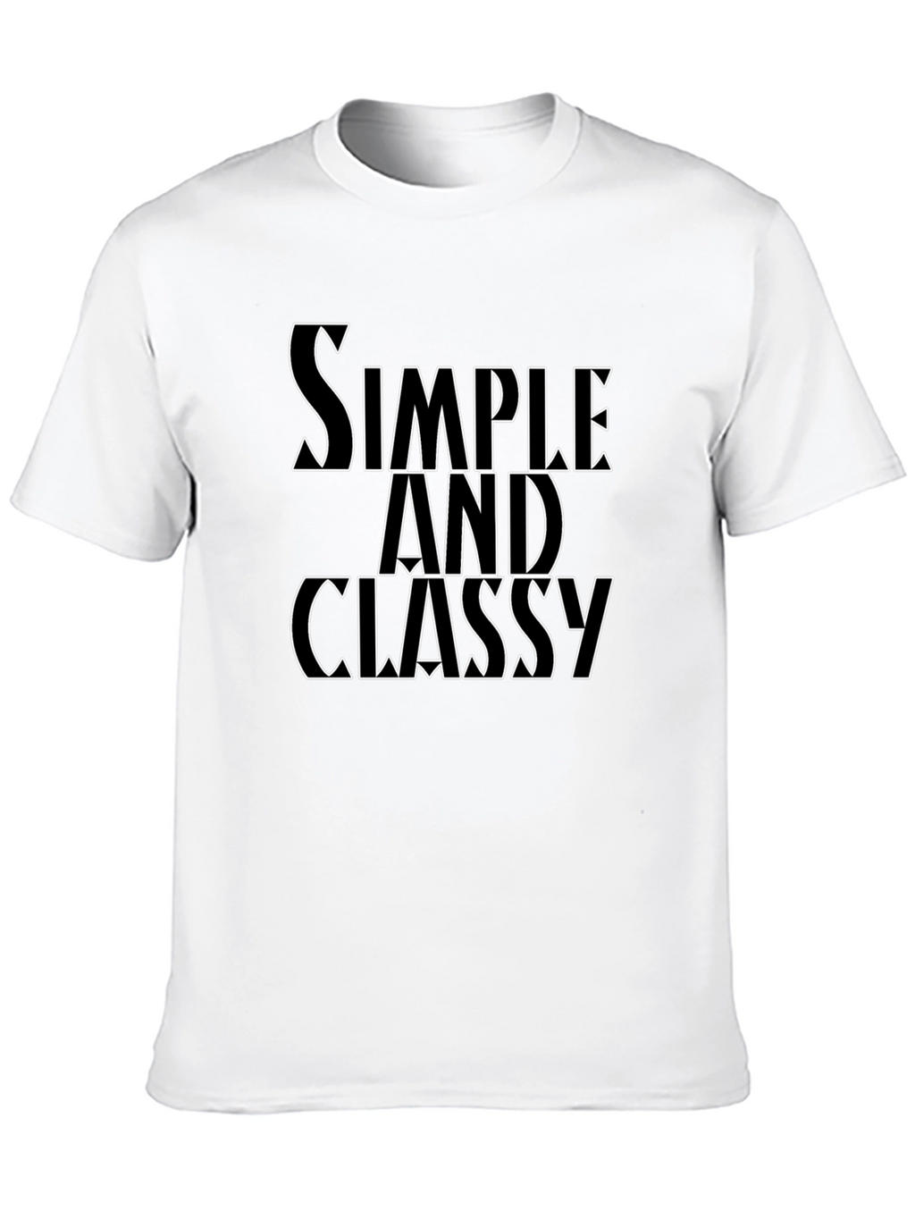 Simple and Classy Black Graphic Tee