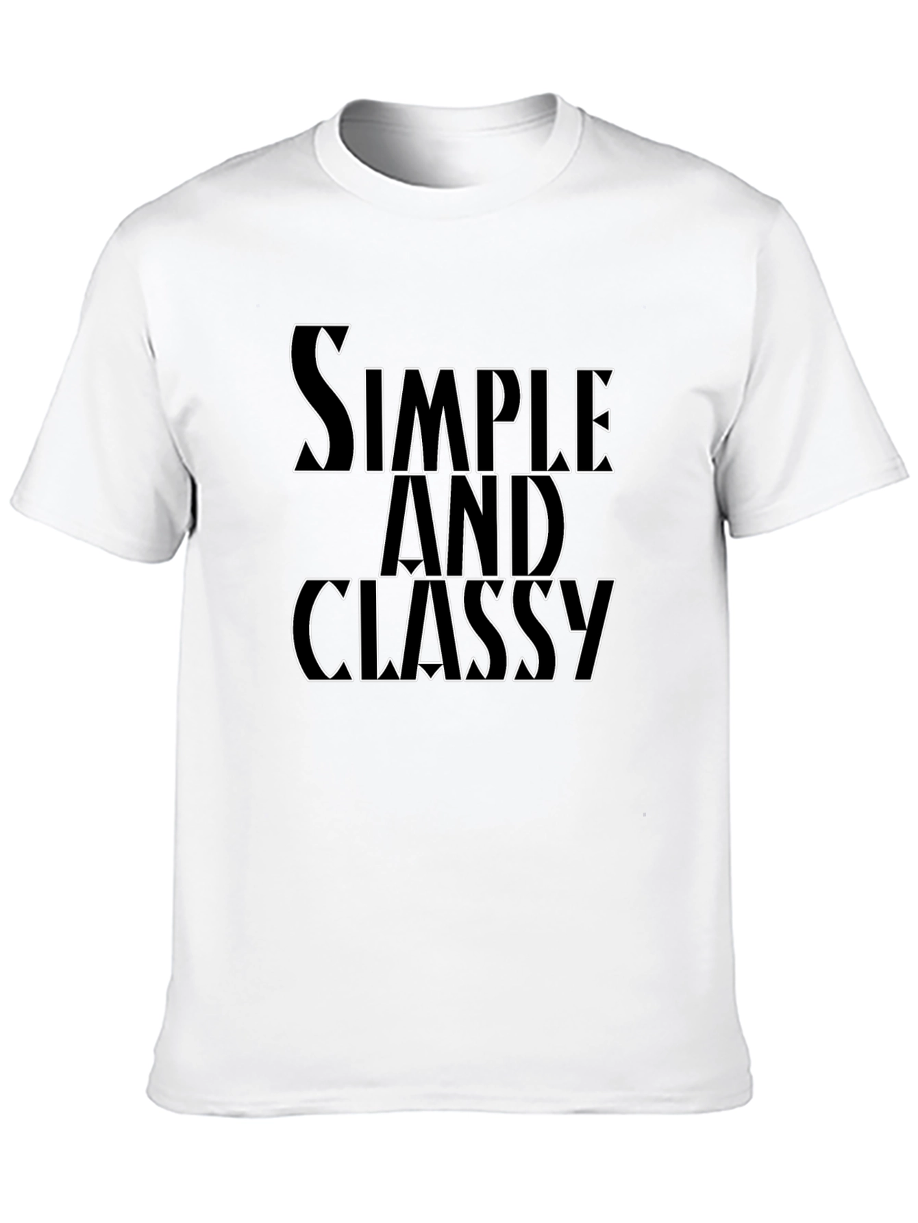 Simple and Classy Black Graphic Tee