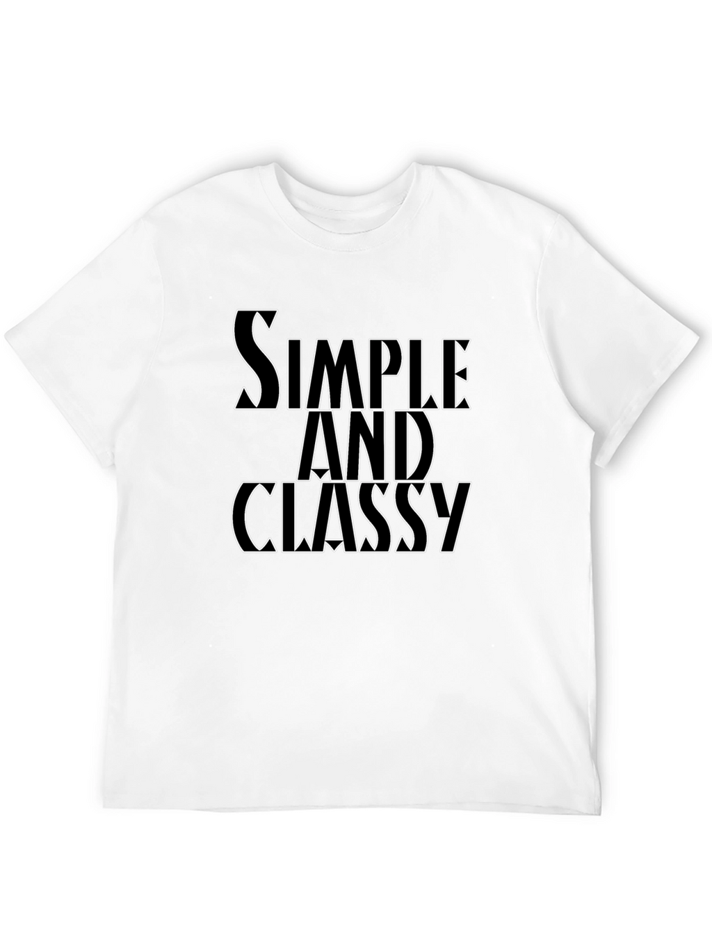 Simple and Classy Black Graphic Tee