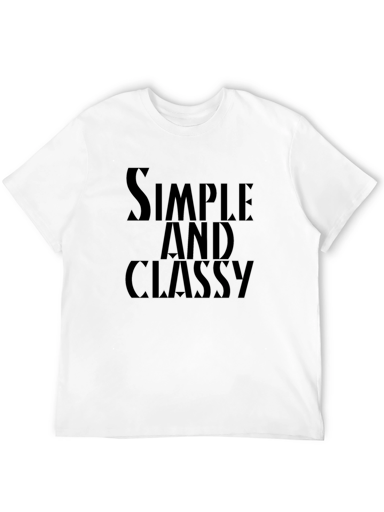 Simple and Classy Black Graphic Tee