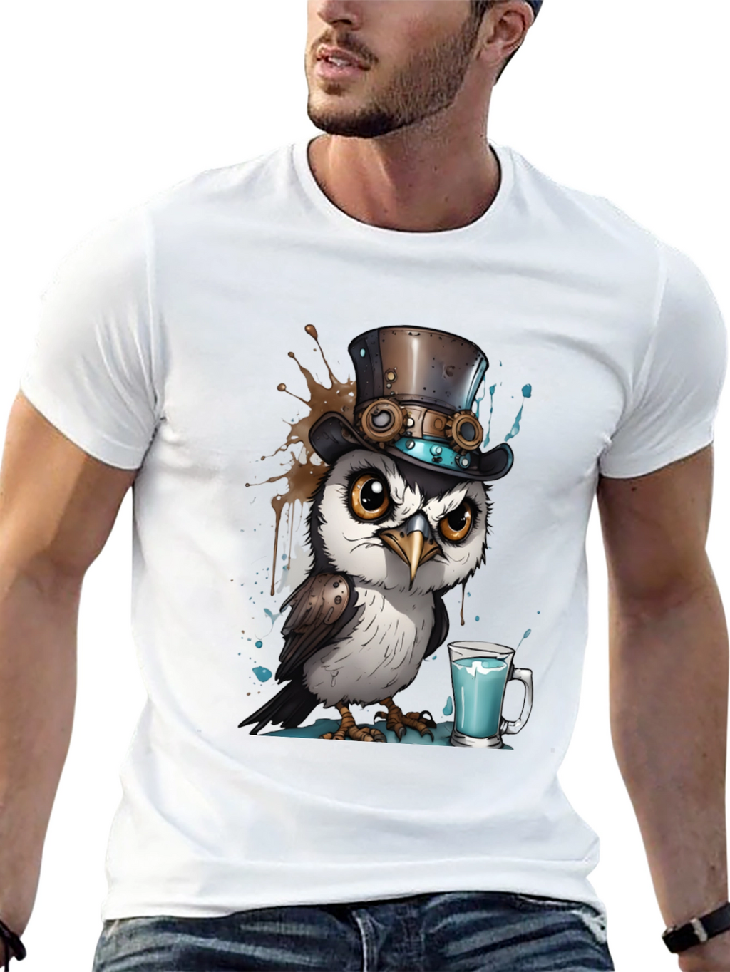 Steampunk Owl T-Shirt