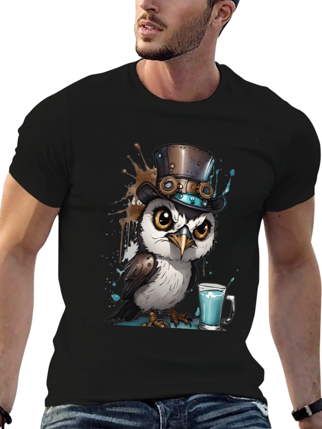 Steampunk Owl T-Shirt