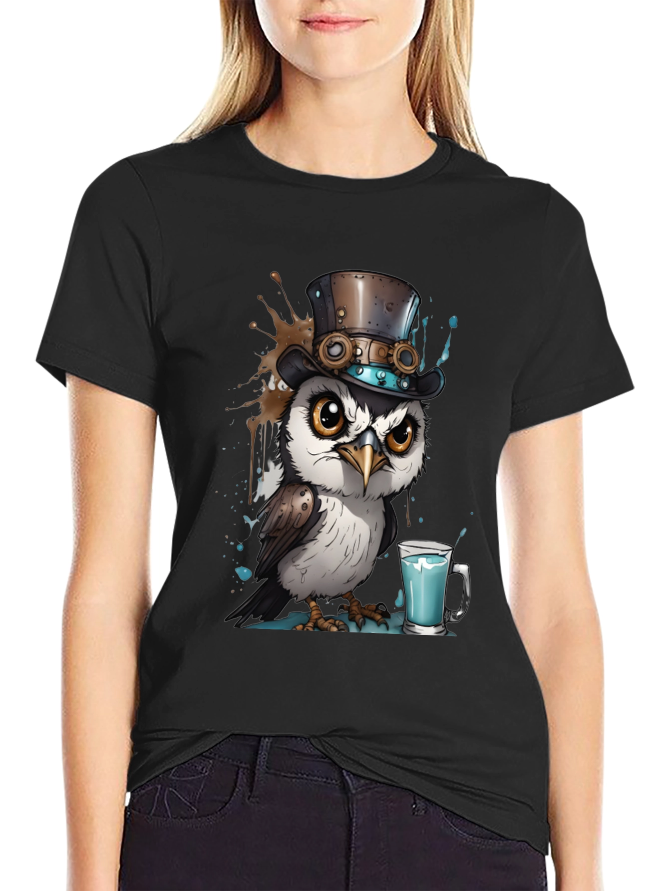 Steampunk Owl T-Shirt