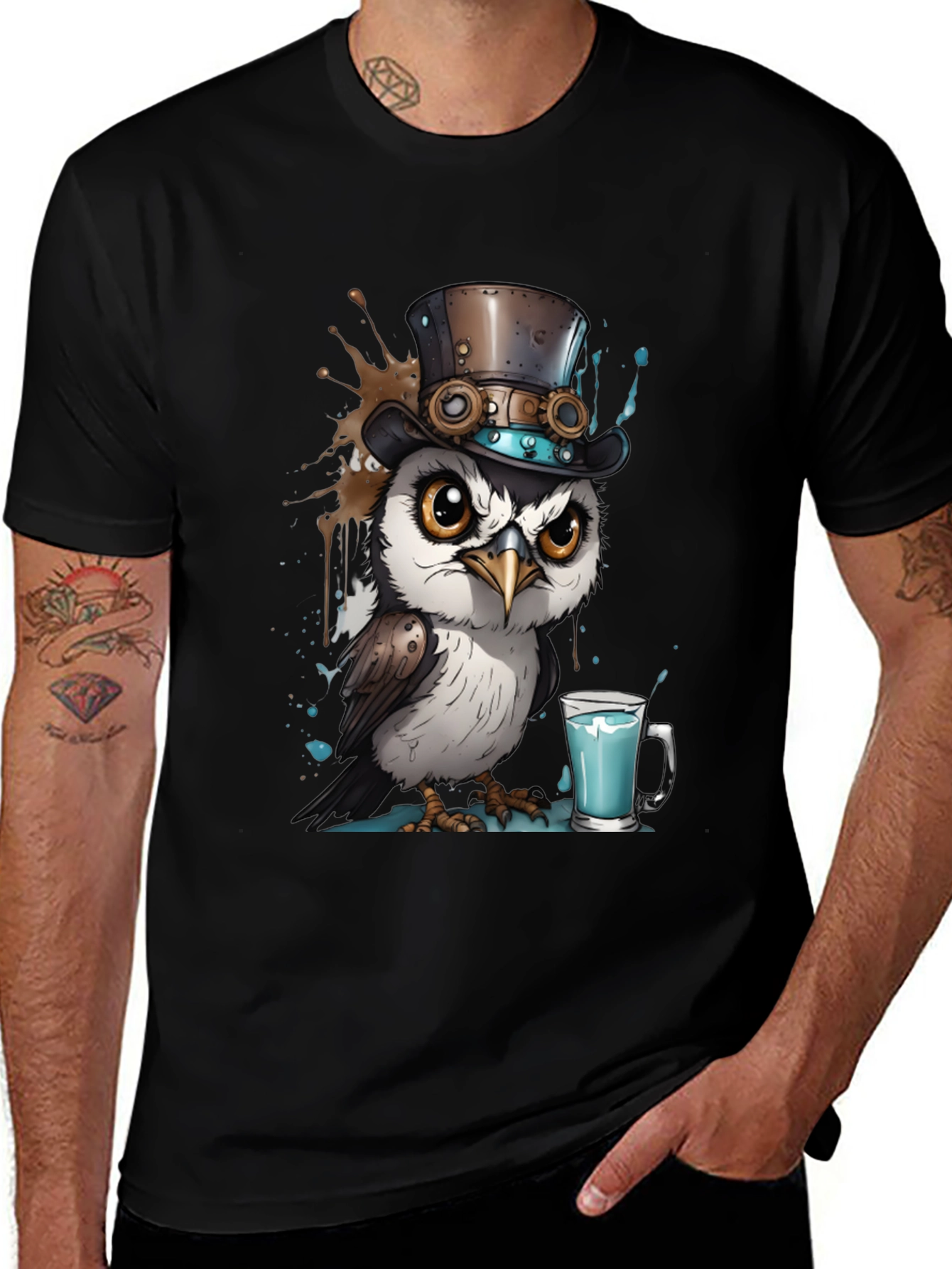 Steampunk Owl T-Shirt
