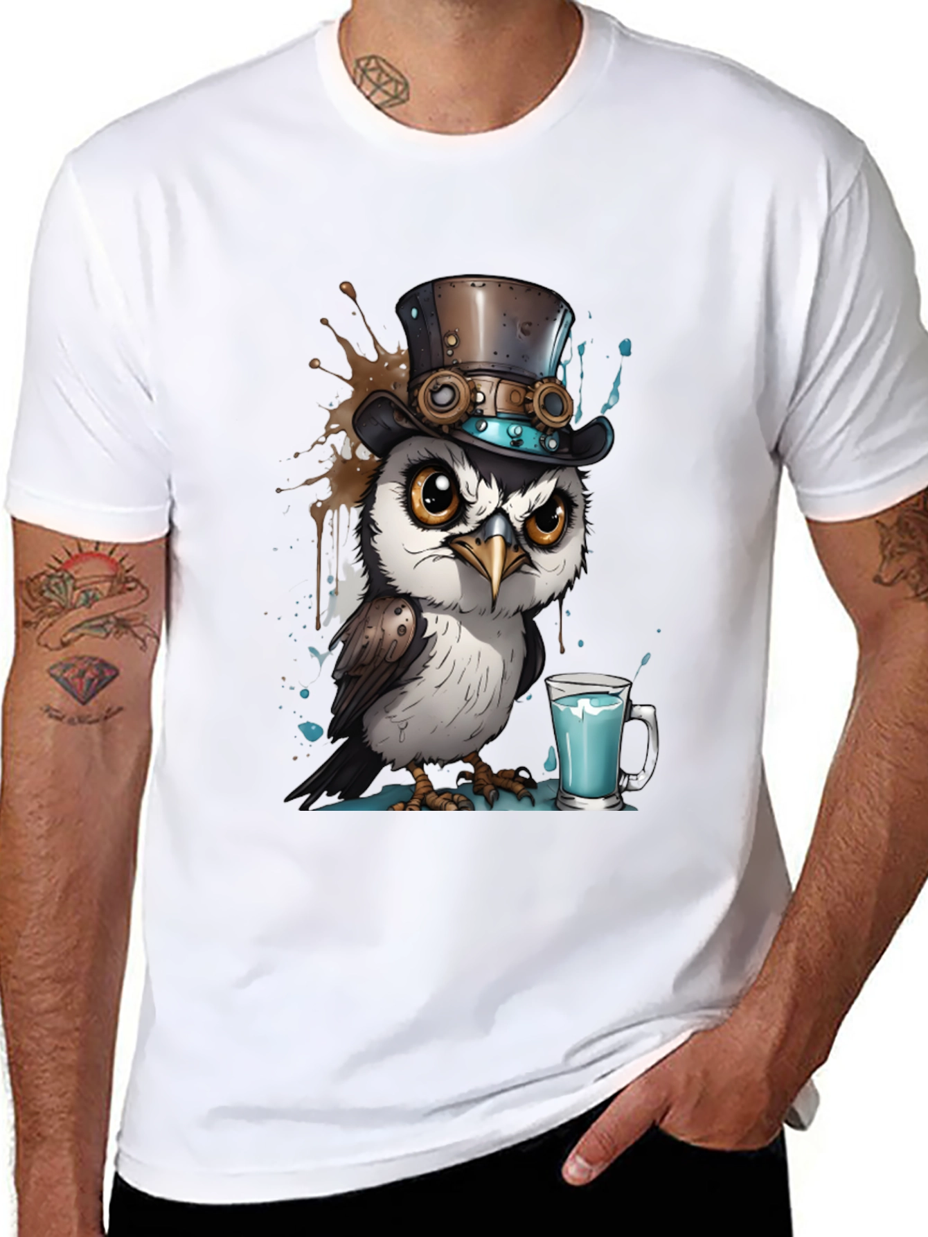 Steampunk Owl T-Shirt