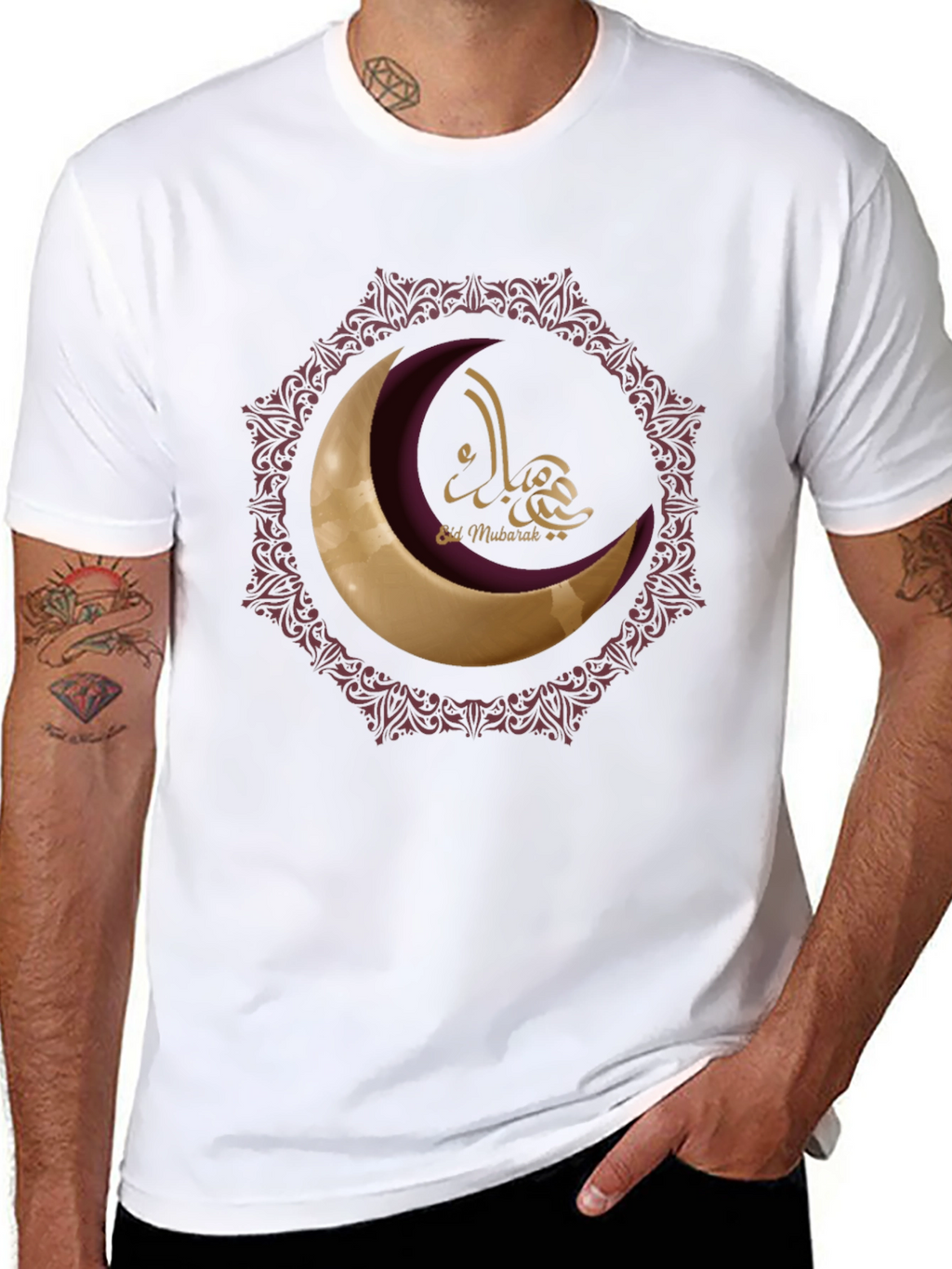 Eid Mubarak Moon T-Shirt