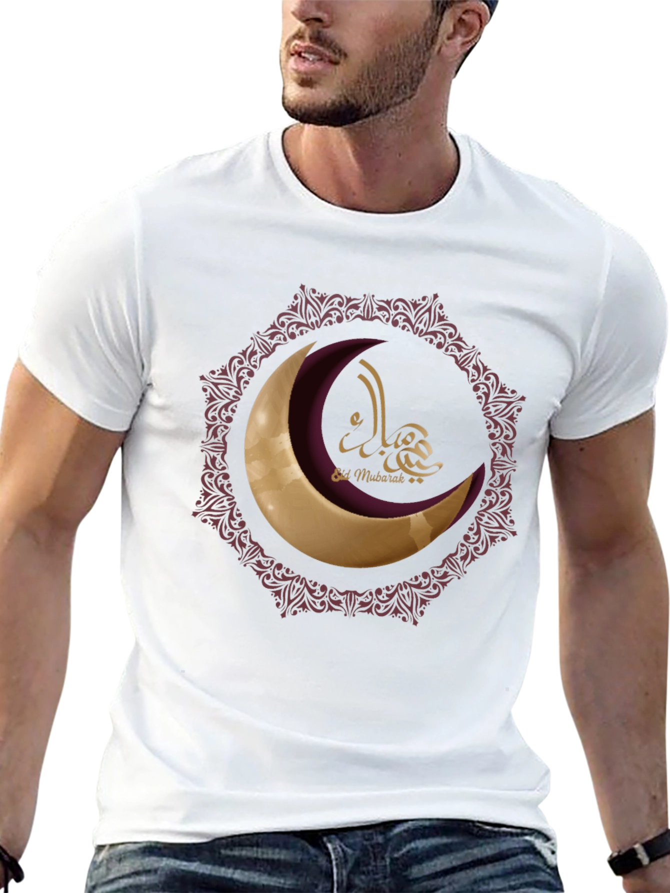 Eid Mubarak Moon T-Shirt