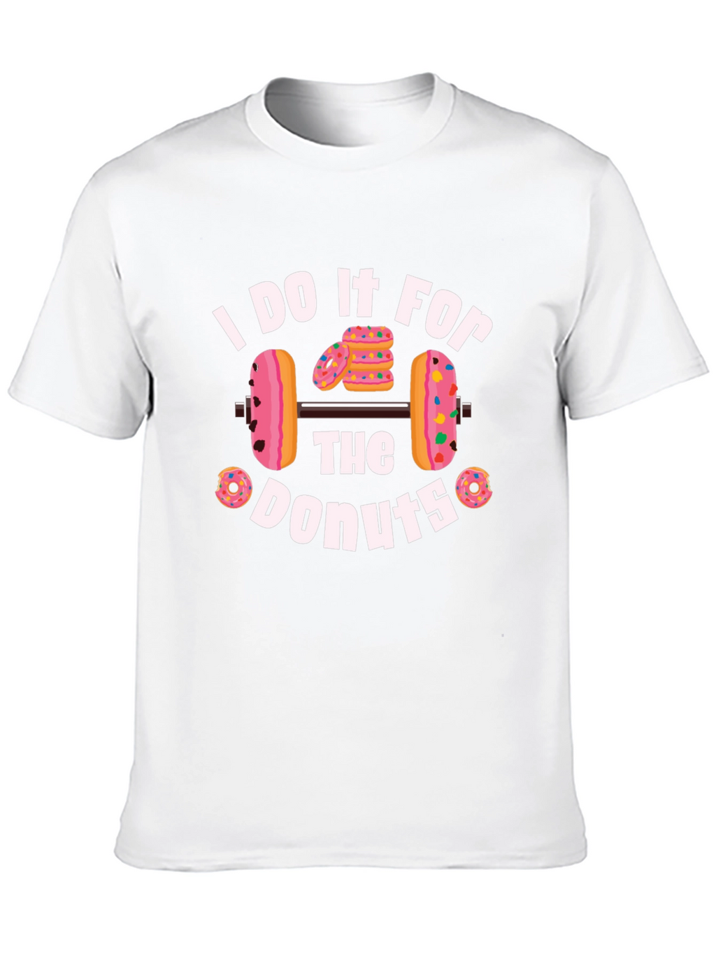 Donut Weightlifting T-Shirt - Fitness Motivation
