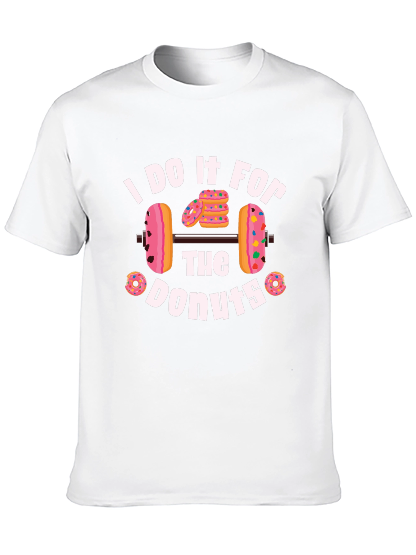 Donut Weightlifting T-Shirt - Fitness Motivation