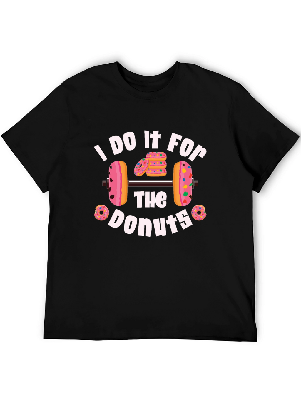 Donut Weightlifting T-Shirt - Fitness Motivation