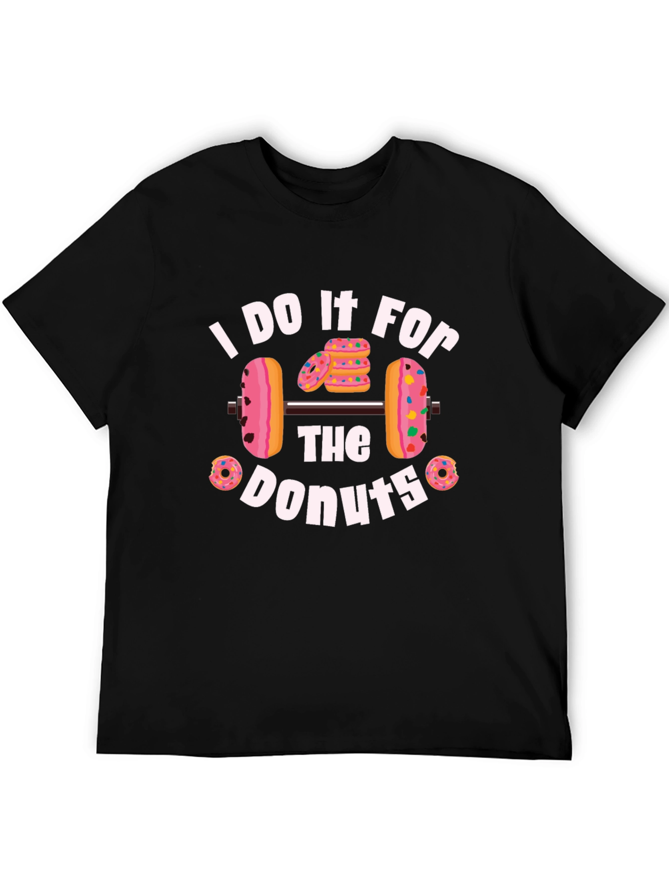 Donut Weightlifting T-Shirt - Fitness Motivation