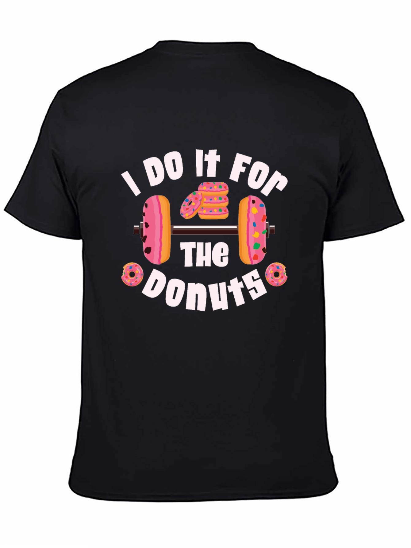 Donut Weightlifting T-Shirt - Fitness Motivation