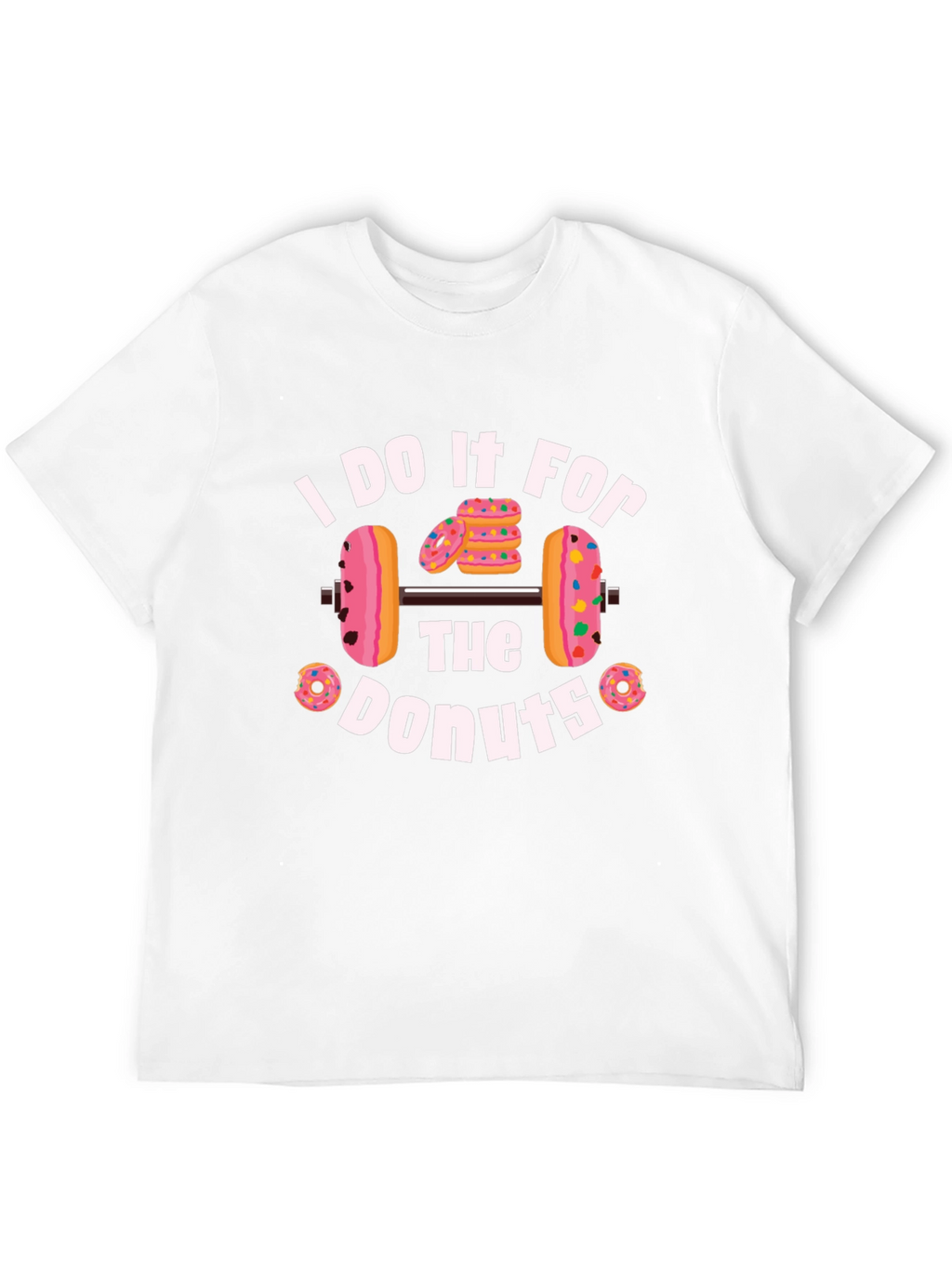 Donut Weightlifting T-Shirt - Fitness Motivation