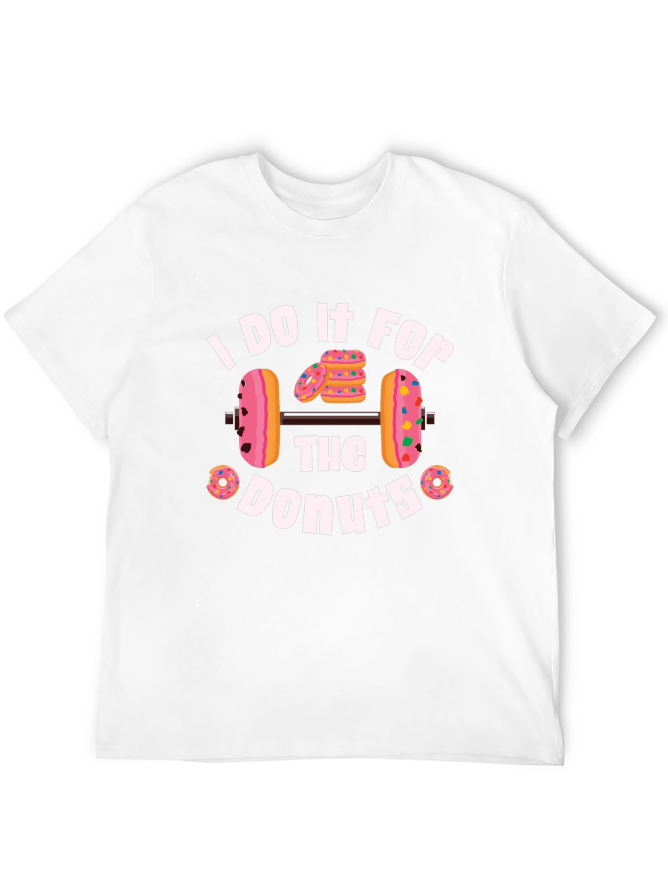 Donut Weightlifting T-Shirt - Fitness Motivation