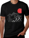 Japanese Sumi-e Style Graphic Tee