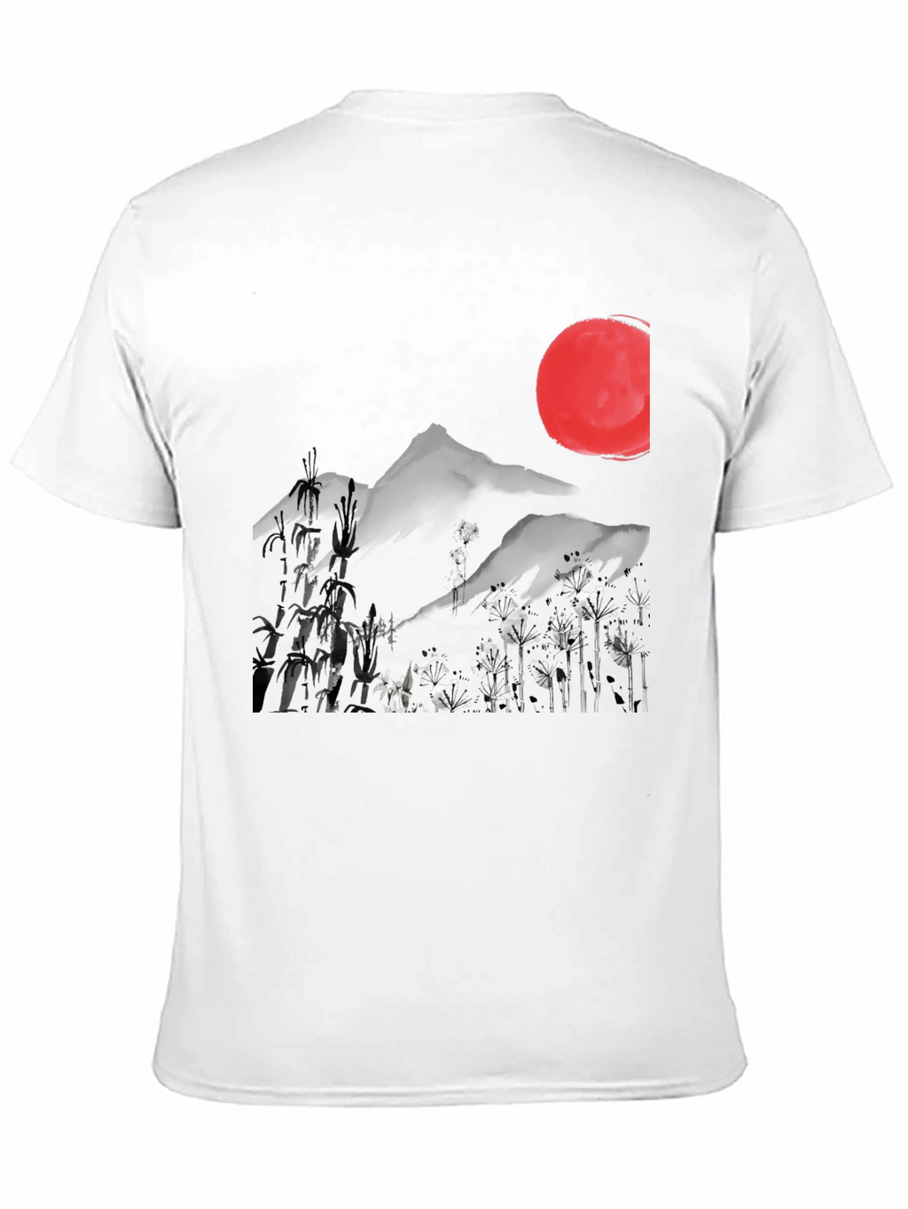 Japanese Sumi-e Style Graphic Tee