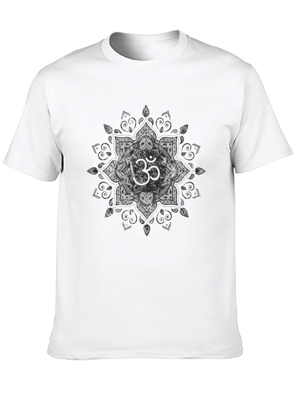 Om Mandala Graphic Black T-Shirt
