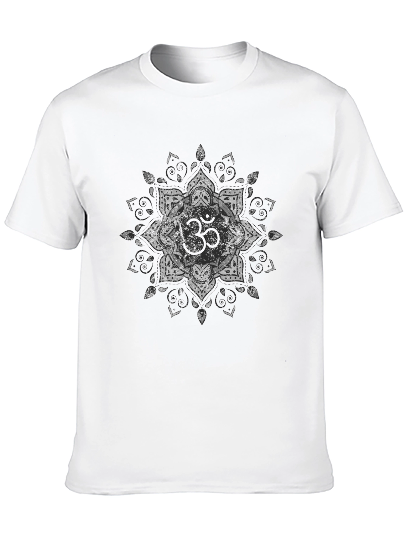 Om Mandala Graphic Black T-Shirt