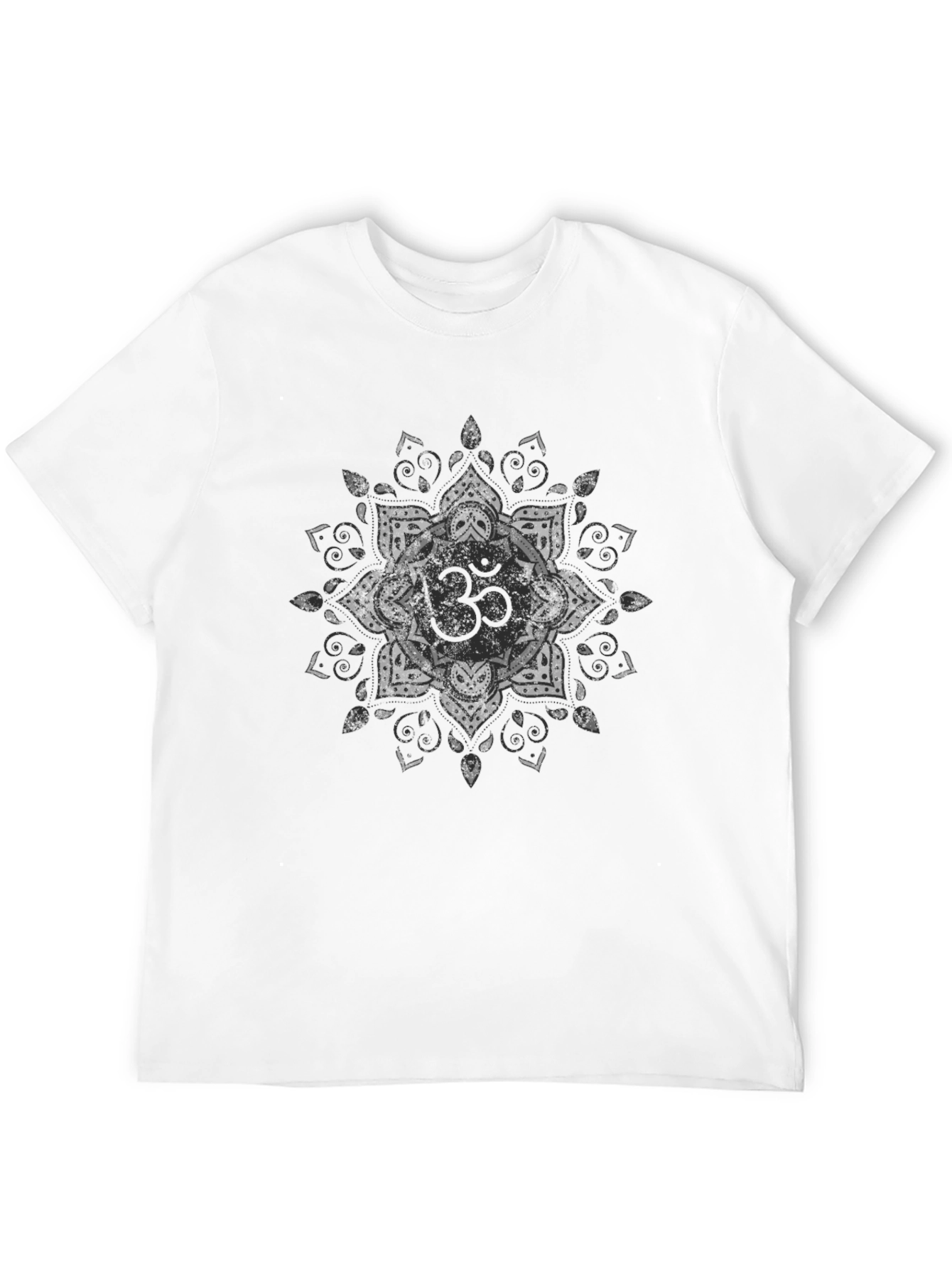 Om Mandala Graphic Black T-Shirt
