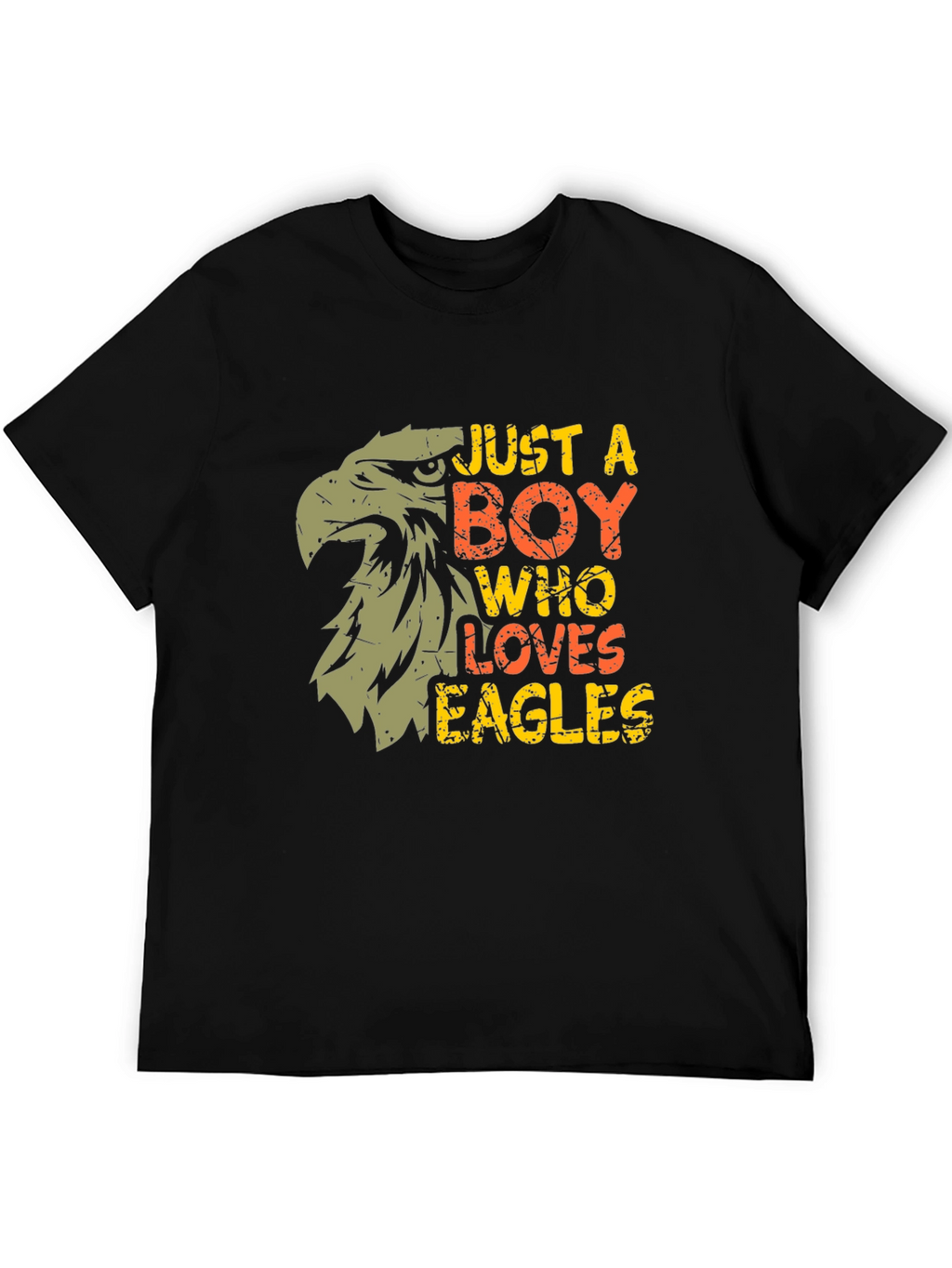 Just a Boy Who Loves Eagles Graphic T-Shirt