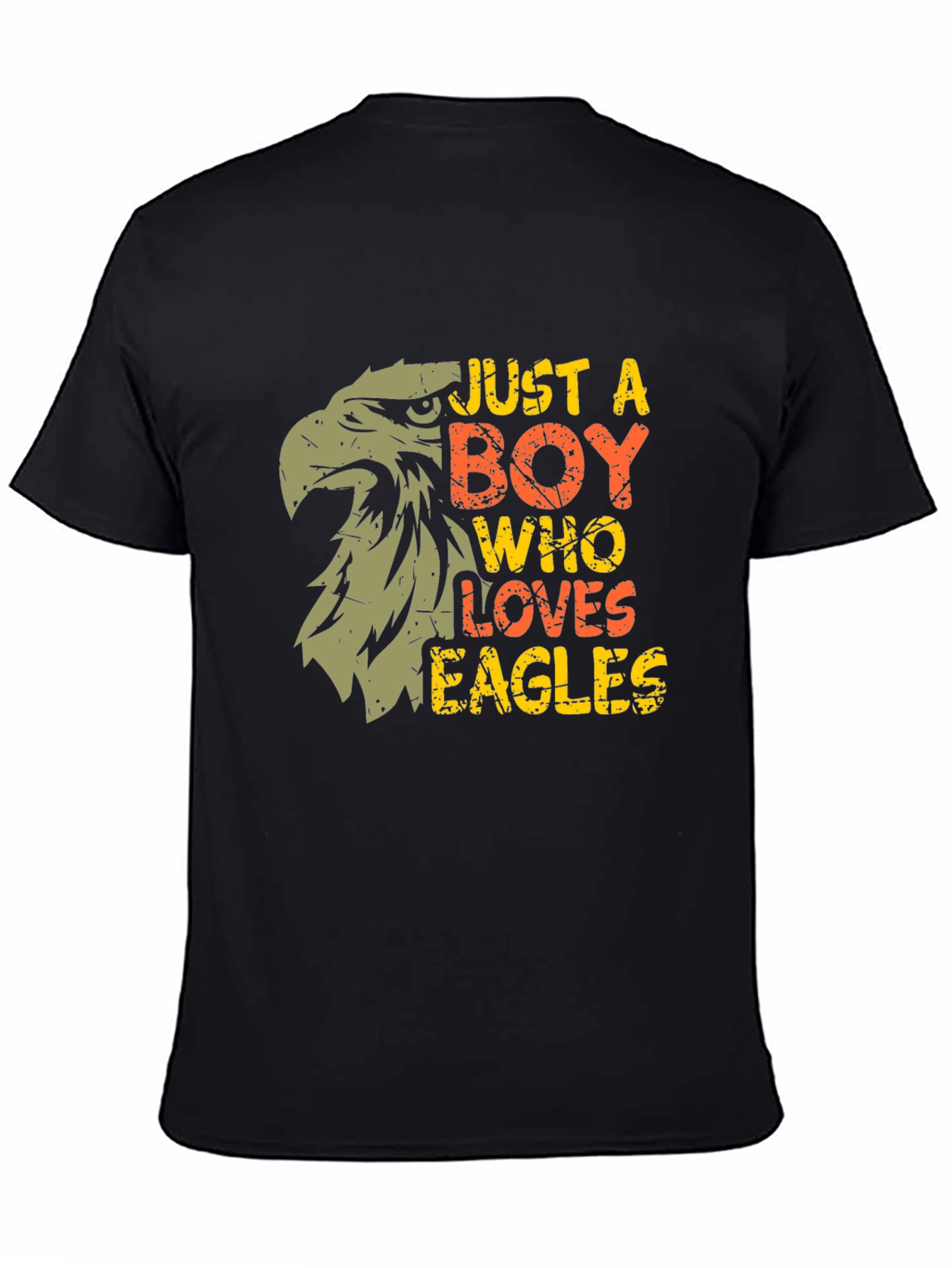 Just a Boy Who Loves Eagles Graphic T-Shirt