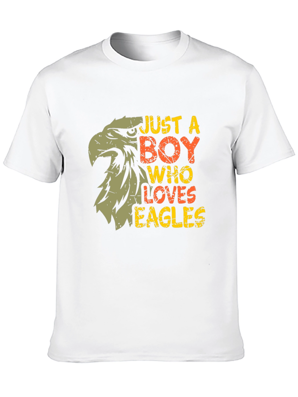 Just a Boy Who Loves Eagles Graphic T-Shirt