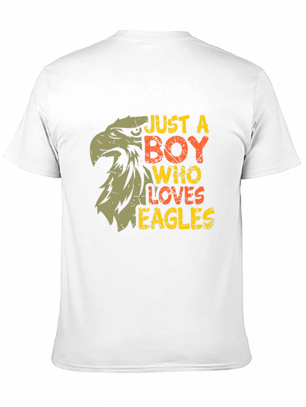 Just a Boy Who Loves Eagles Graphic T-Shirt
