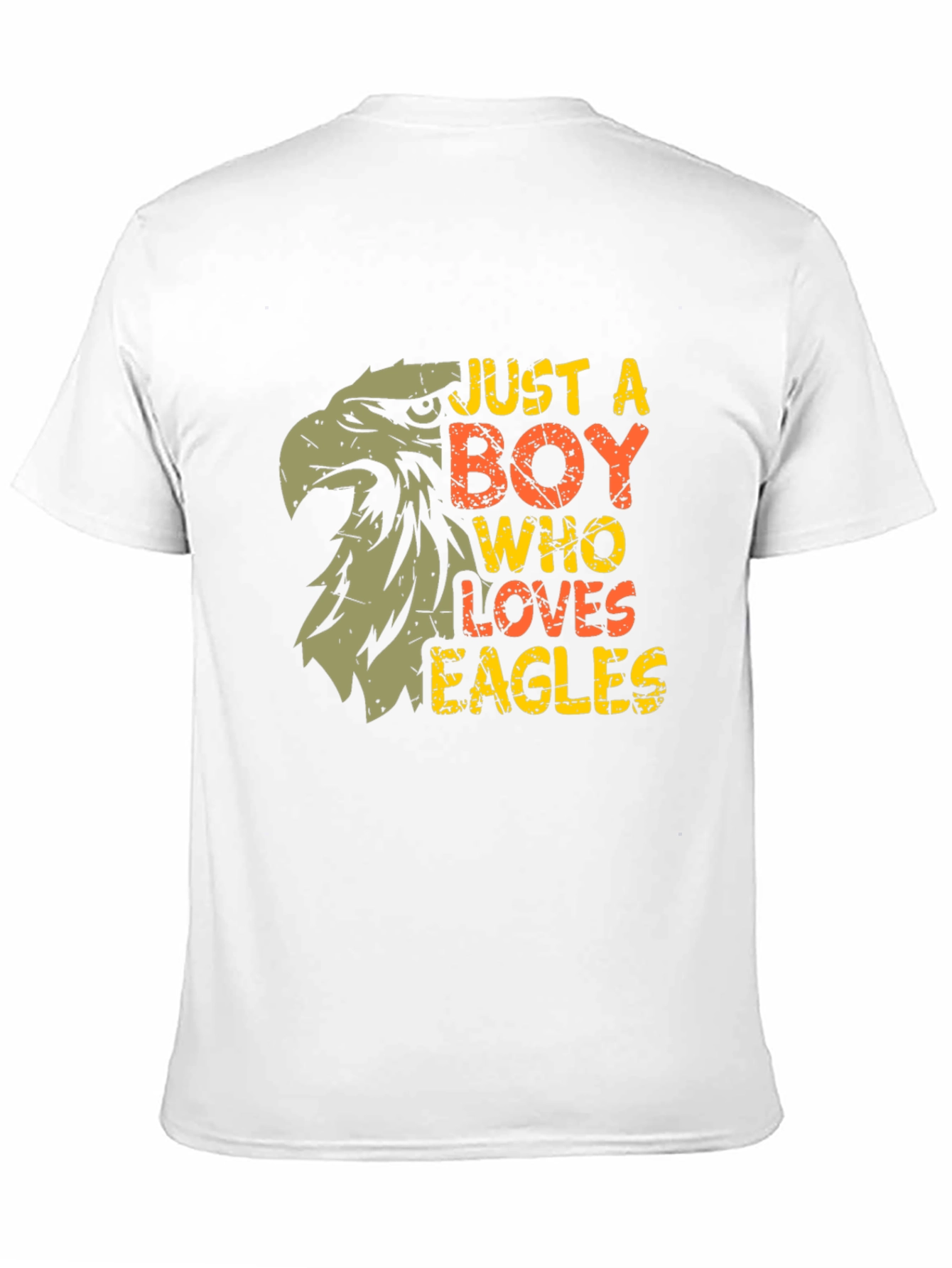 Just a Boy Who Loves Eagles Graphic T-Shirt