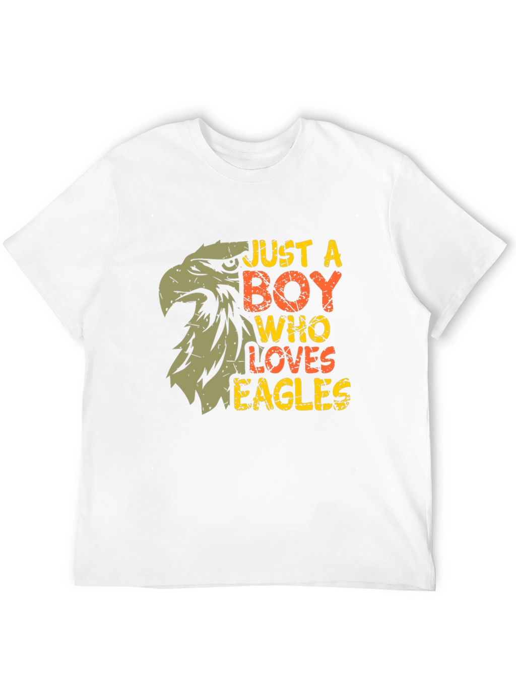 Just a Boy Who Loves Eagles Graphic T-Shirt