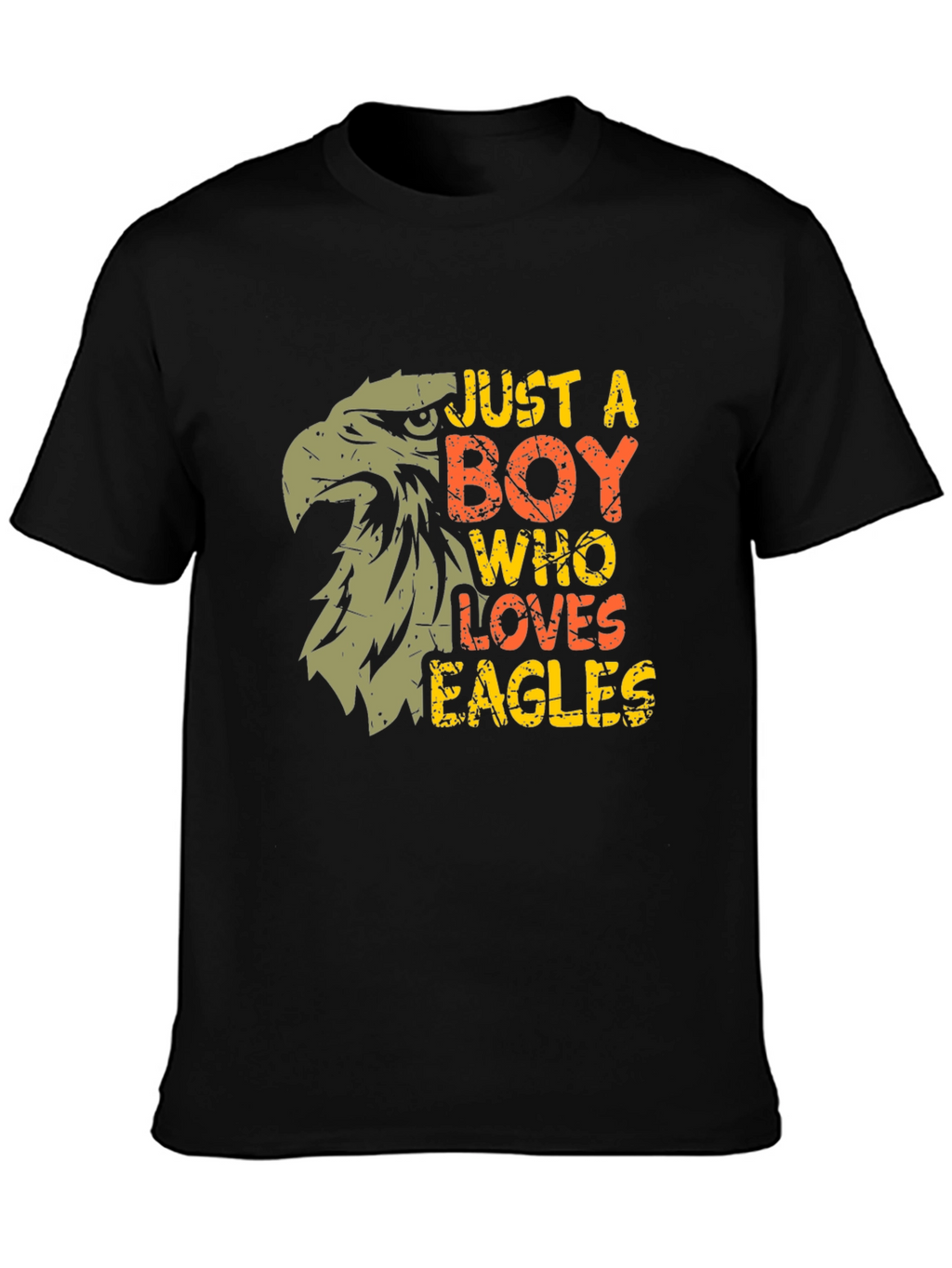 Just a Boy Who Loves Eagles Graphic T-Shirt