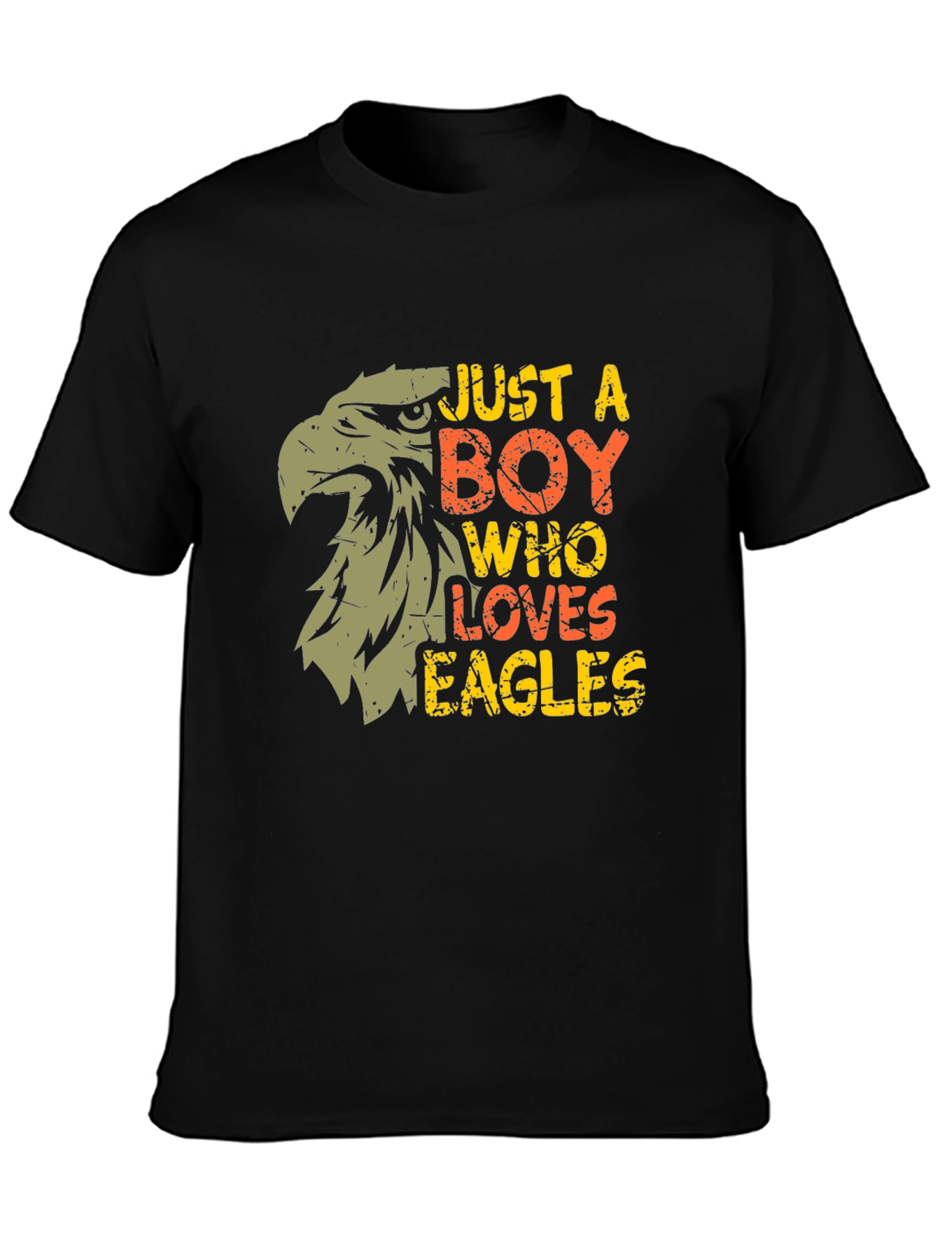 Just a Boy Who Loves Eagles Graphic T-Shirt