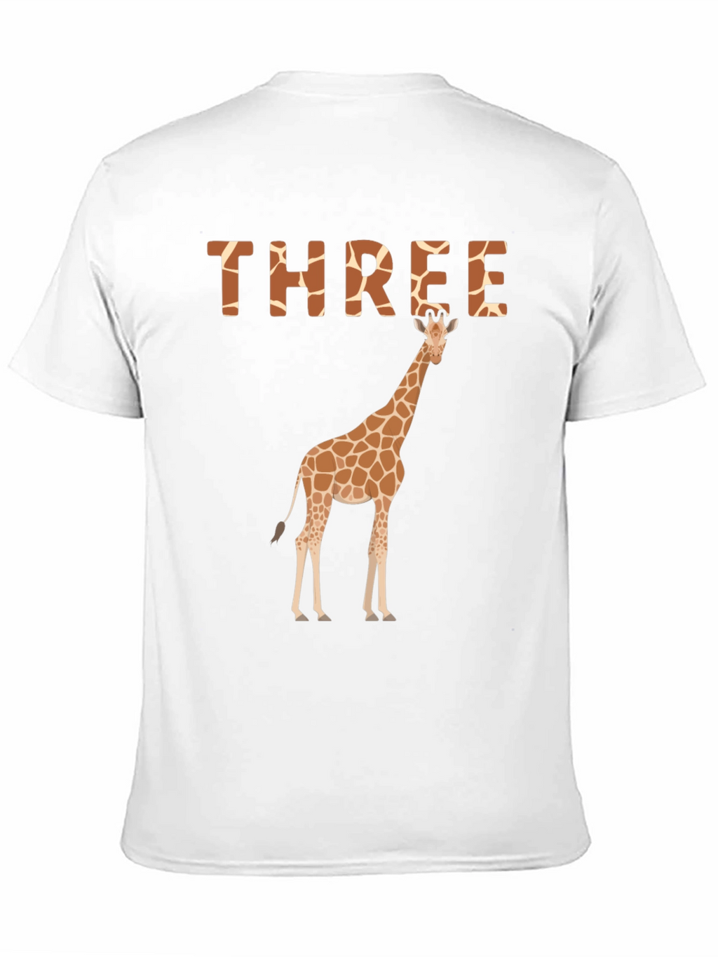 Three Giraffe Birthday T-Shirt