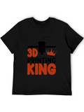 3D Printing King Graphic Tee