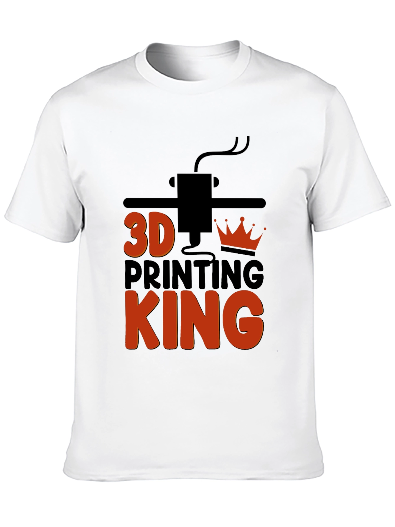 3D Printing King Graphic Tee