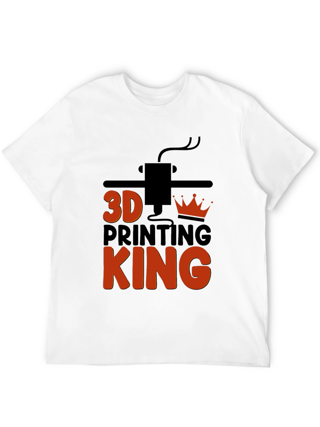 3D Printing King Graphic Tee
