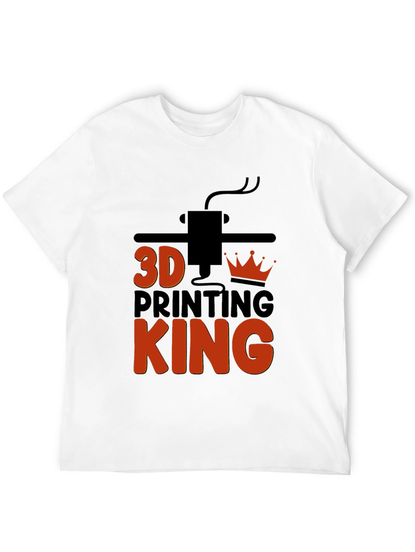 3D Printing King Graphic Tee