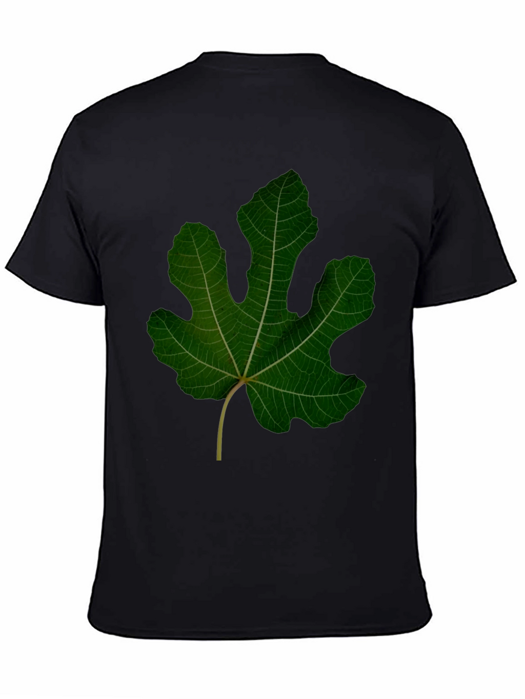 Leaf Graphic Black Tee
