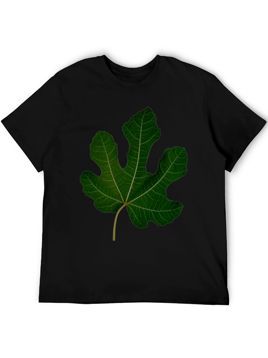 Leaf Graphic Black Tee
