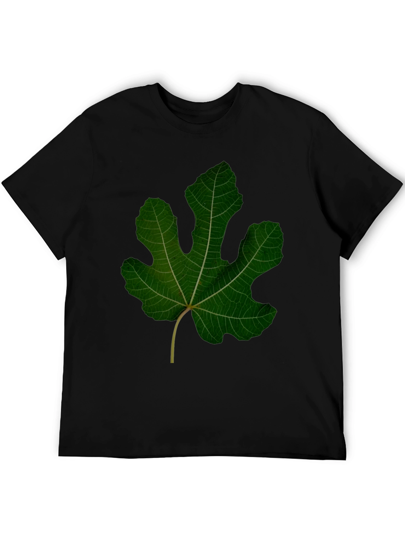 Leaf Graphic Black Tee