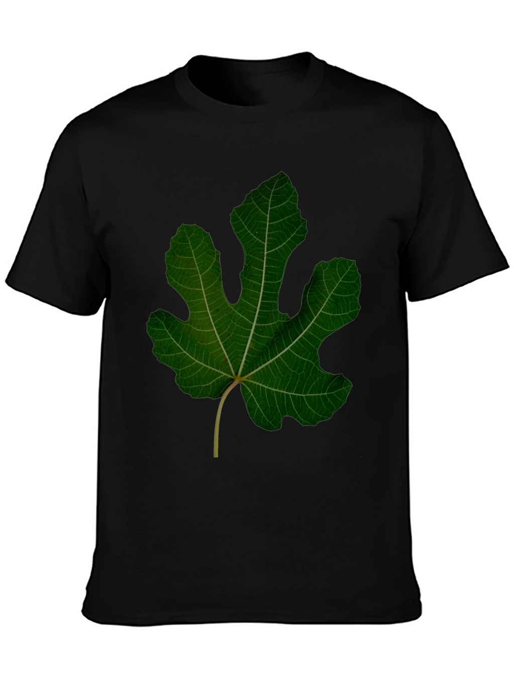 Leaf Graphic Black Tee