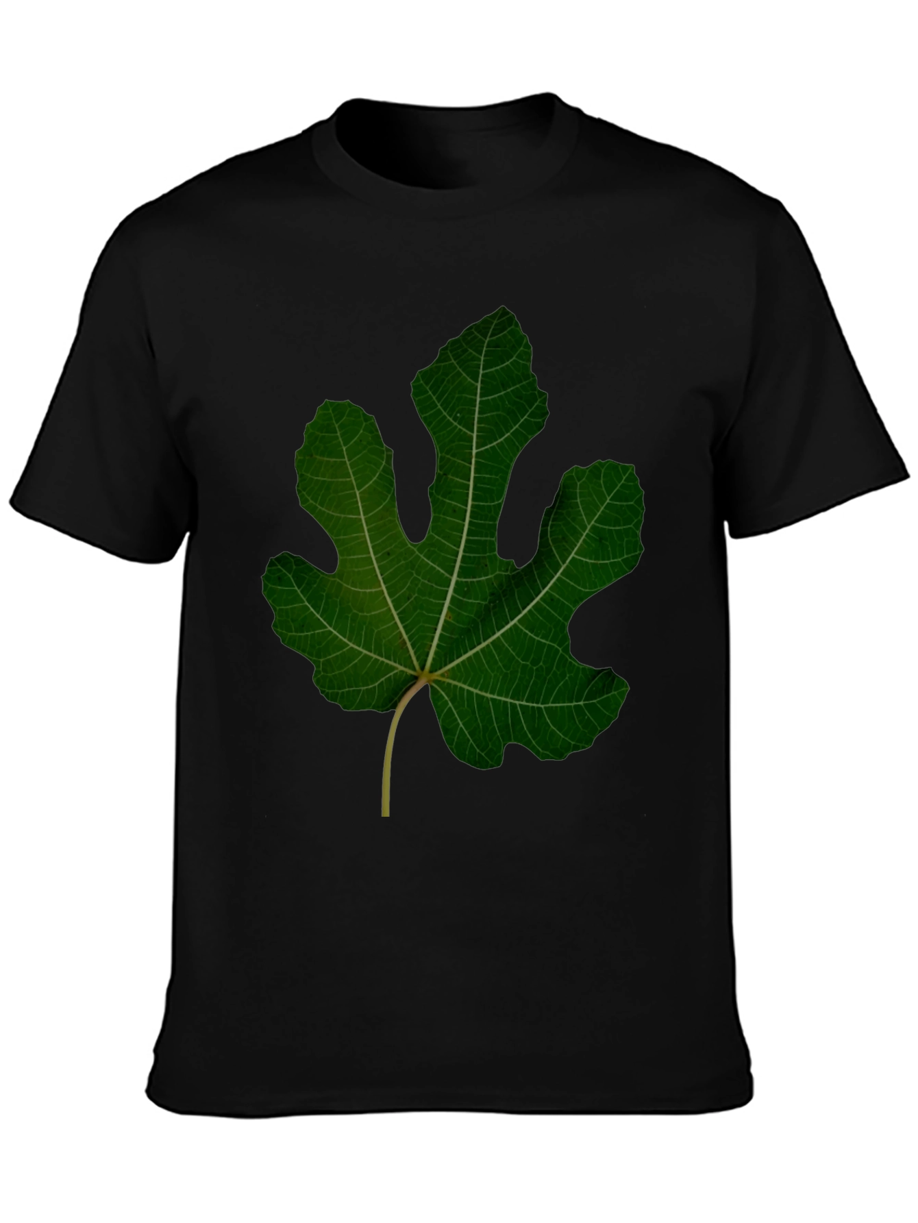 Leaf Graphic Black Tee