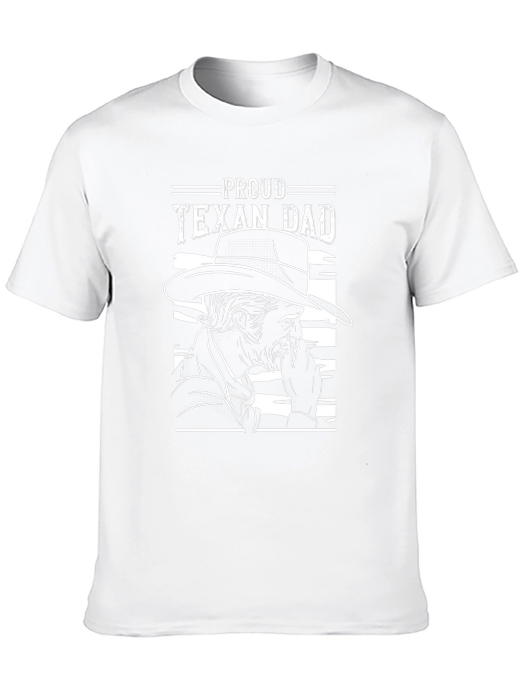 Proud Texan Dad Graphic Tee - Black