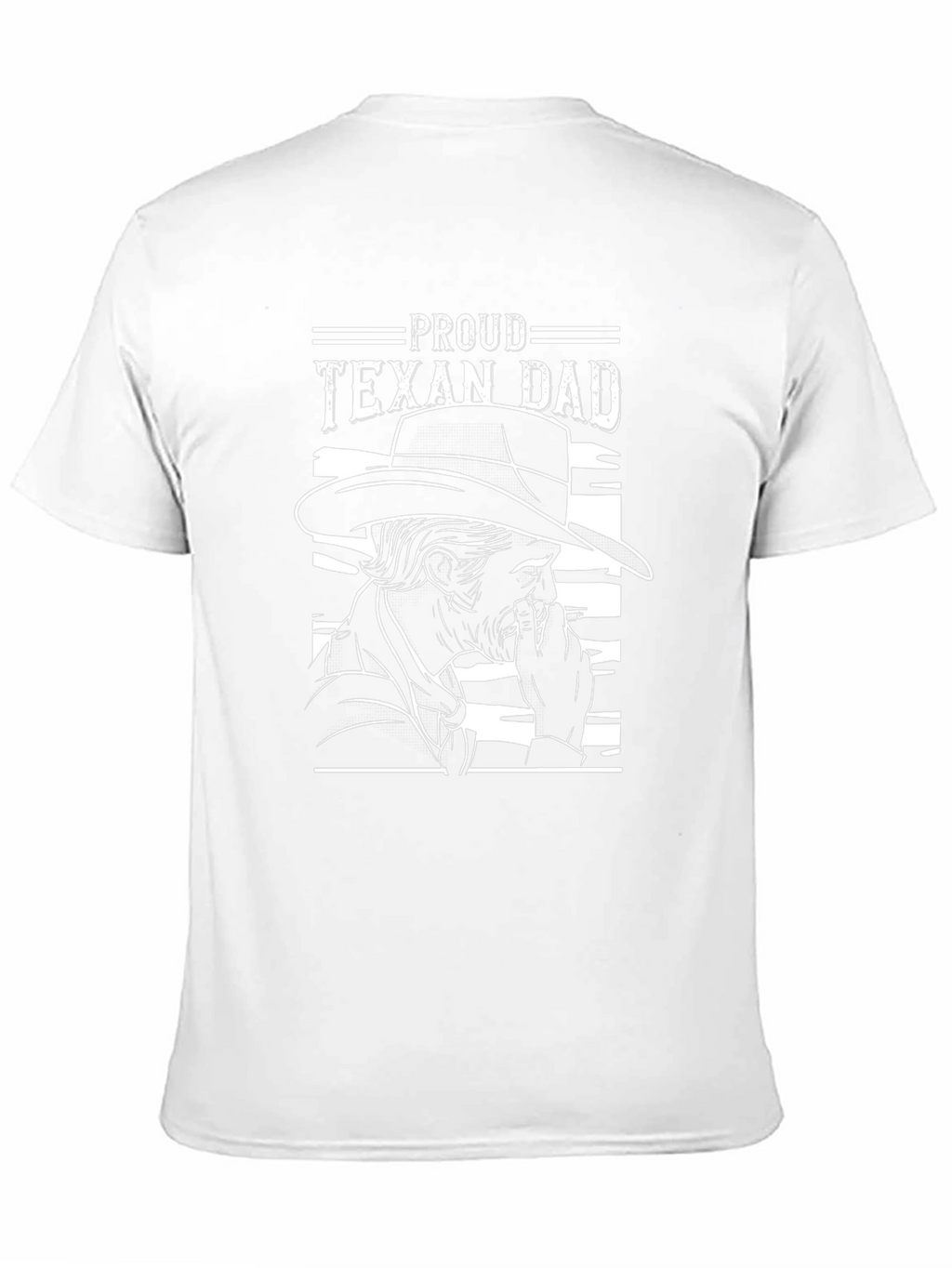 Proud Texan Dad Graphic Tee - Black