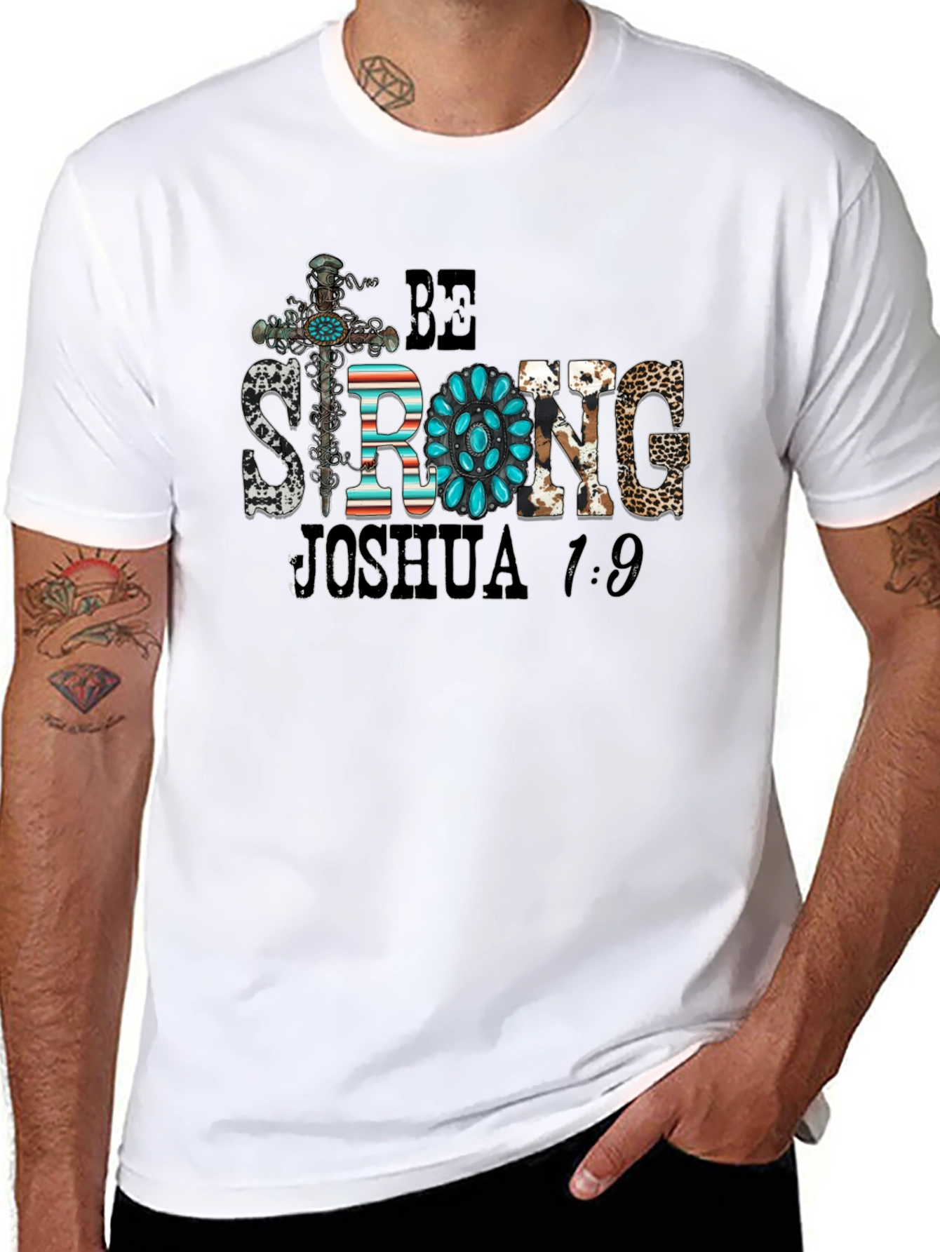 Be Strong Joshua 1:9 Graphic Tee