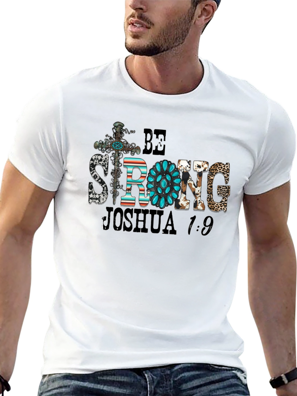 Be Strong Joshua 1:9 Graphic Tee