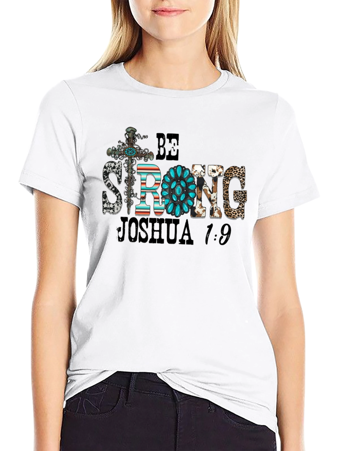 Be Strong Joshua 1:9 Graphic Tee