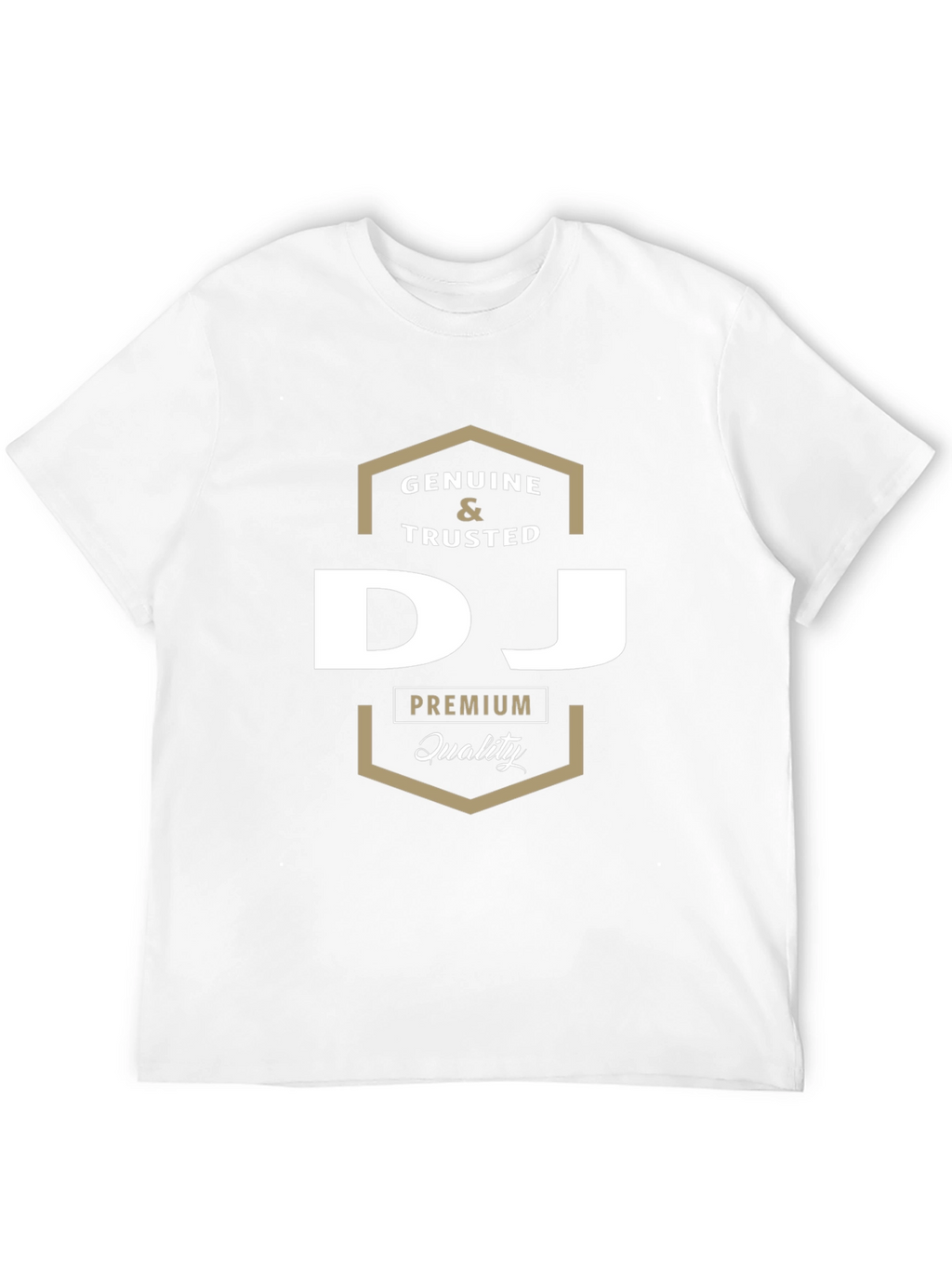 Genuine & Trusted DJ Premium Quality Black T-Shirt