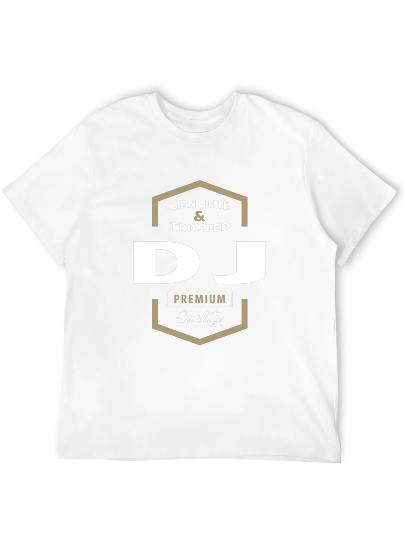 Genuine & Trusted DJ Premium Quality Black T-Shirt